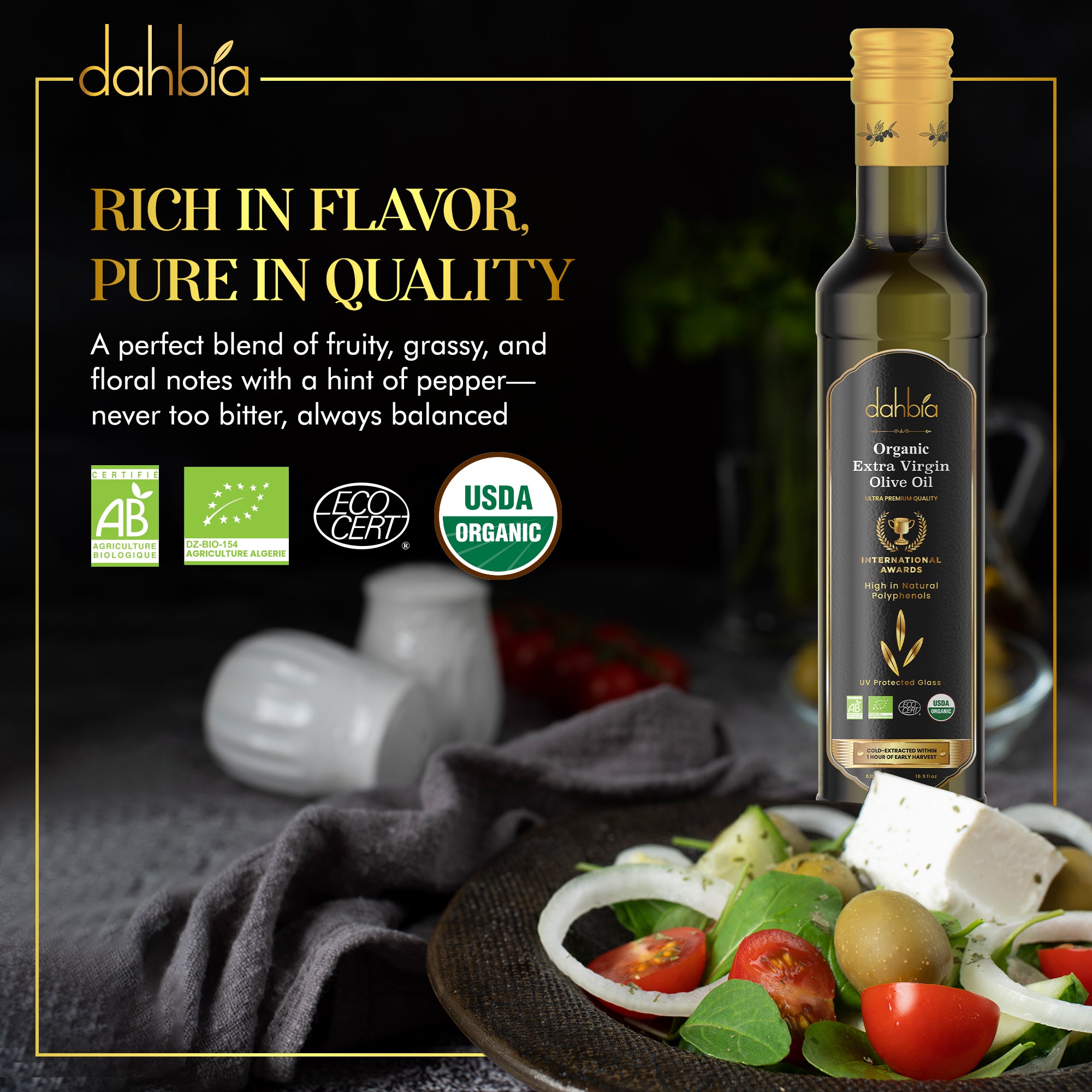 Dahbia Ultra-Premium Extra Virgin Olive Oil